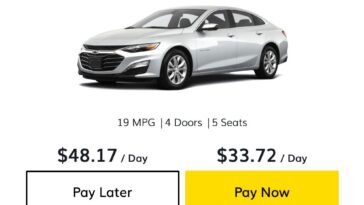 car rental prices